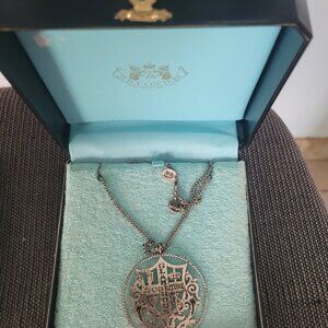 Vintage Juicy Couture crest necklace